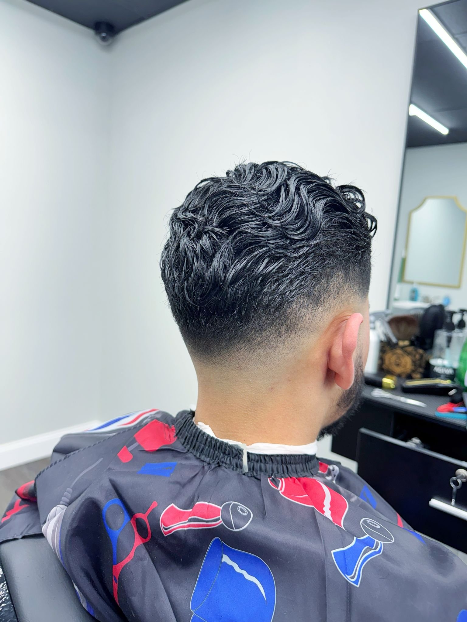 Precision haircut at Belvedere Barbershop Cambridge